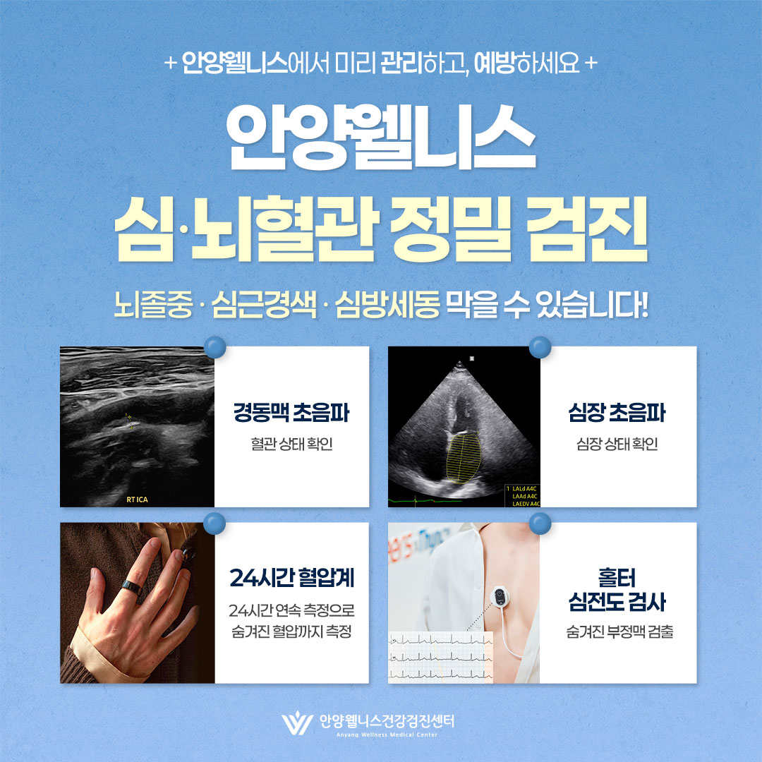 심·뇌혈관 정밀 검진 안내
